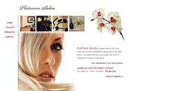 Desktop Screenshot of chicoplatinumsalon.com